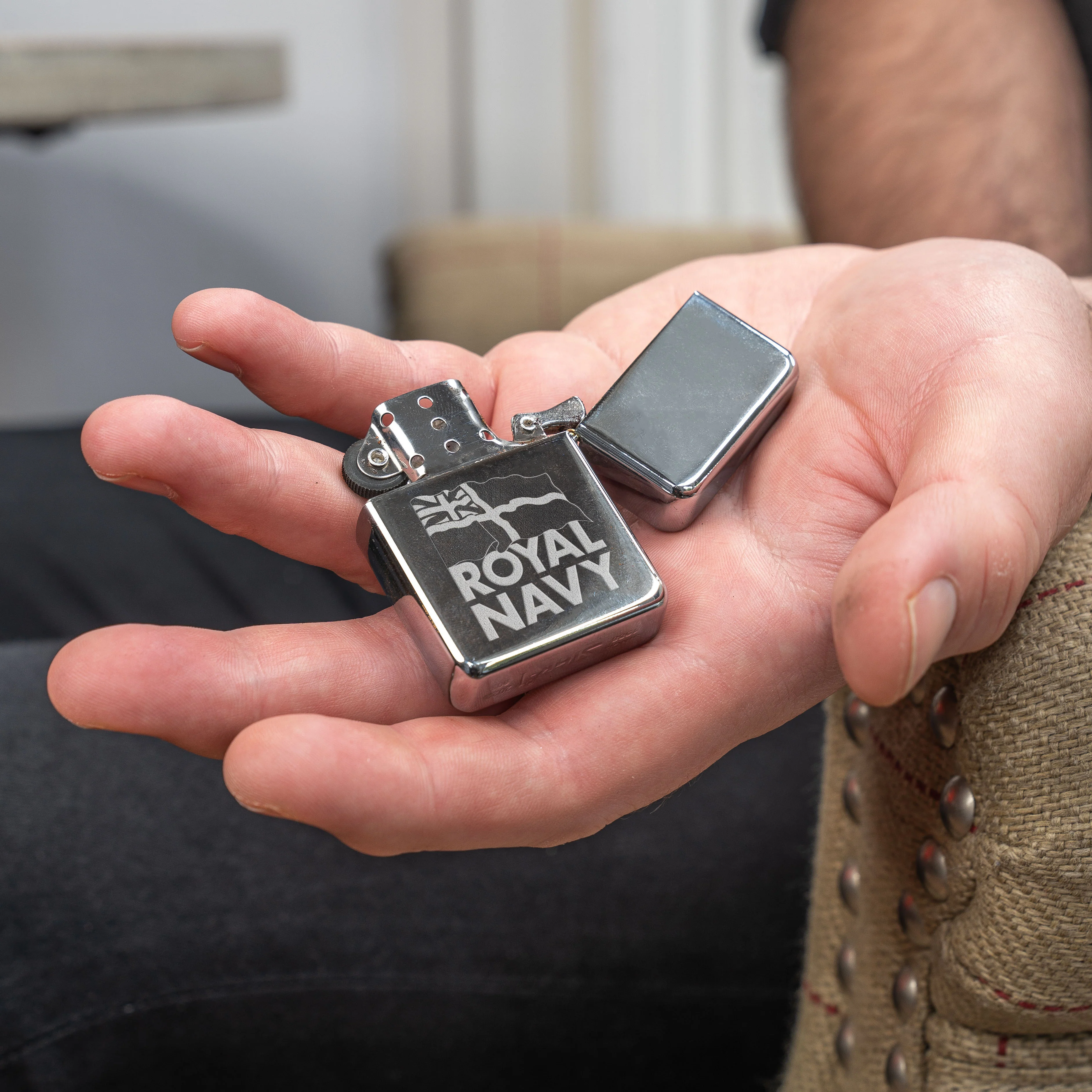 Personalised Military Zippo Style Lighter - Image 6
